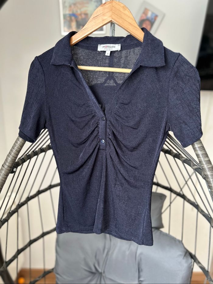 T-Shirt Morgan bleu marine - photo numéro 2