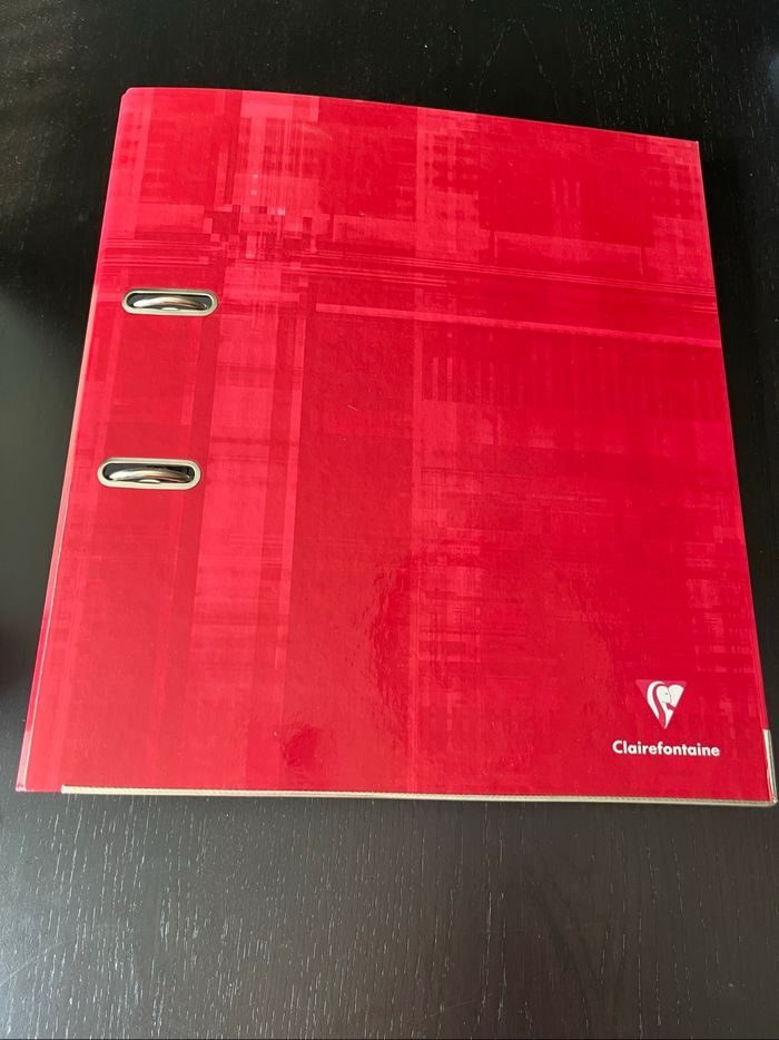 Classeur carton dur Clairefontaine