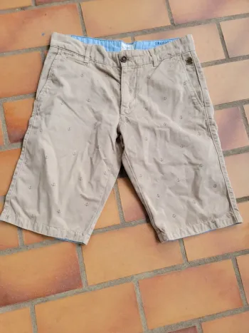 Short Jort avec motif cargo ancre marine old money habillé chic