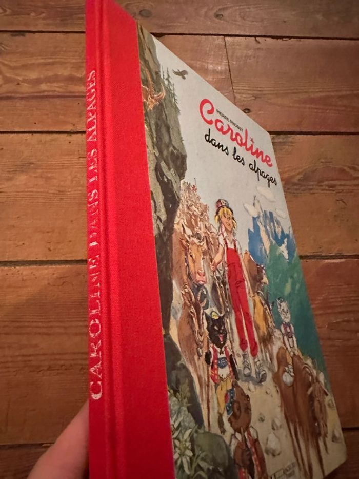 Livre très rare édition 1000ex Pierre Probst Caroline dans les alpages Alpes album bd - photo numéro 2