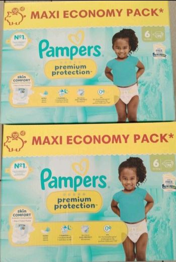 Couches pampers premium protection taille 6
