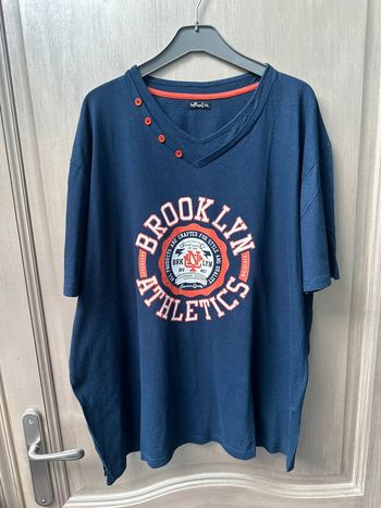 T-shirt Influx bleu marine et rouge XXL