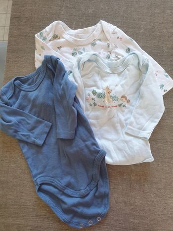 Lot de 9 body manches longues