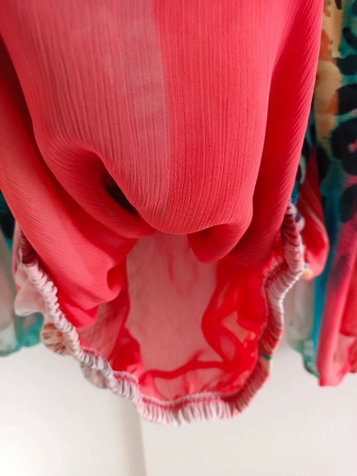 Chemisier léopard multicolore 38/40 - photo numéro 3