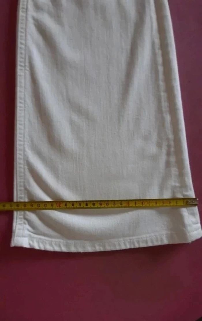 Jean blanc pattes d'éléphant Taille 34 - photo numéro 12
