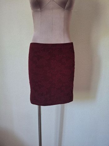 Jupe bordeaux M