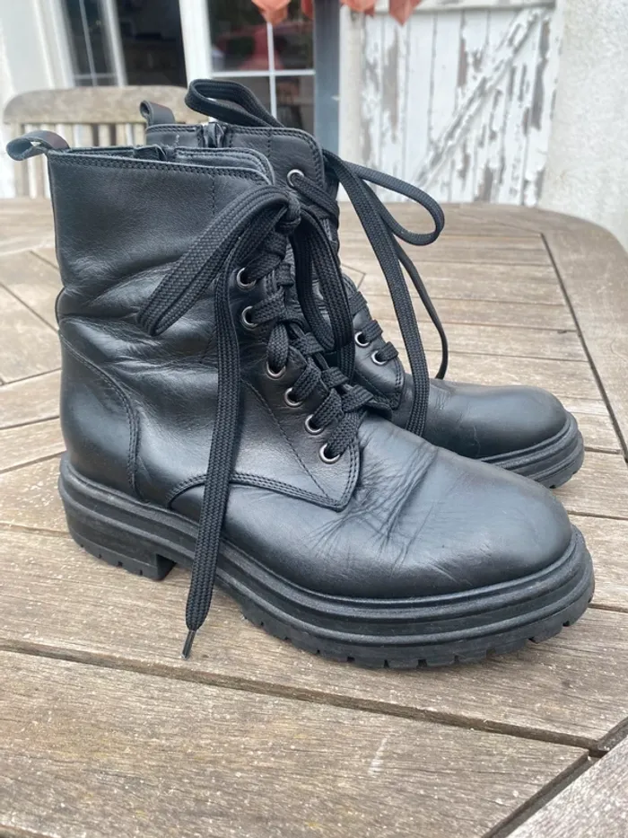 Bottes Minelli en cuir - photo numéro 2