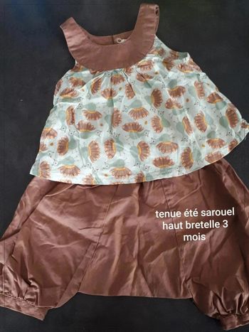Ensemble été kitchoun 3 mois été