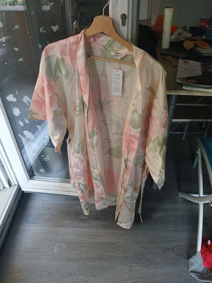 Robe de chambre satiné