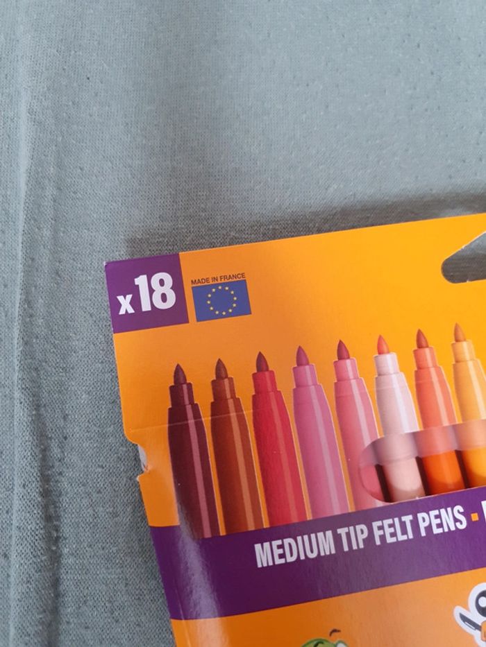 Lot 18 feutres bic ultra lavables - photo numéro 2