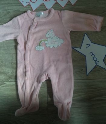 Pyjama licorne 1 mois