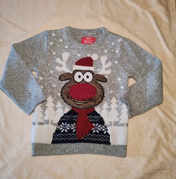 Pull clignotant noël 