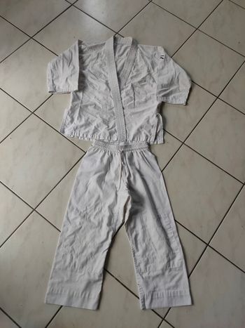 Kimono blanc taille 130cm