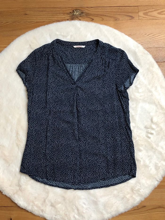 Blouse manches courtes Camaïeu S