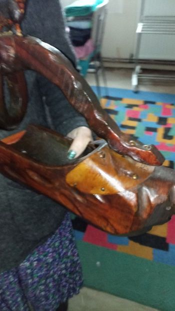 Sabot en bois de décoration 