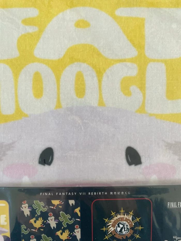 Final Fantasy VII Rebirth - Ichiban Kuji - Lot E-1 Serviette 25*25cm Fat Moogle Mog - photo numéro 2