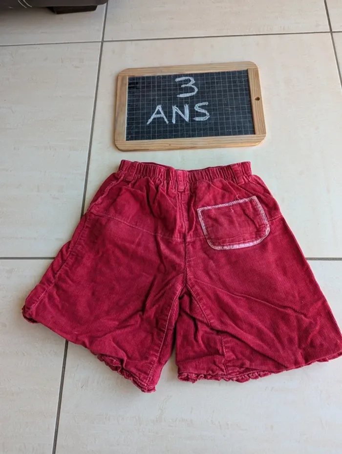 Short velours 3 ans la compagnie des petits - photo numéro 3
