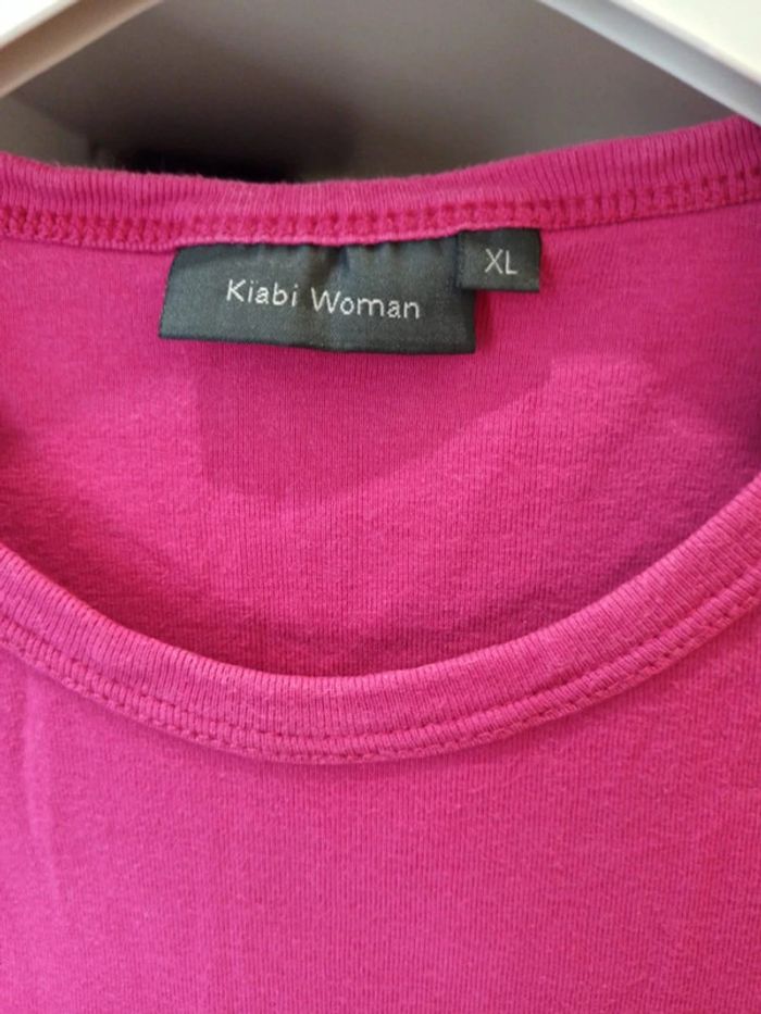 T-shirt fushia - photo numéro 3