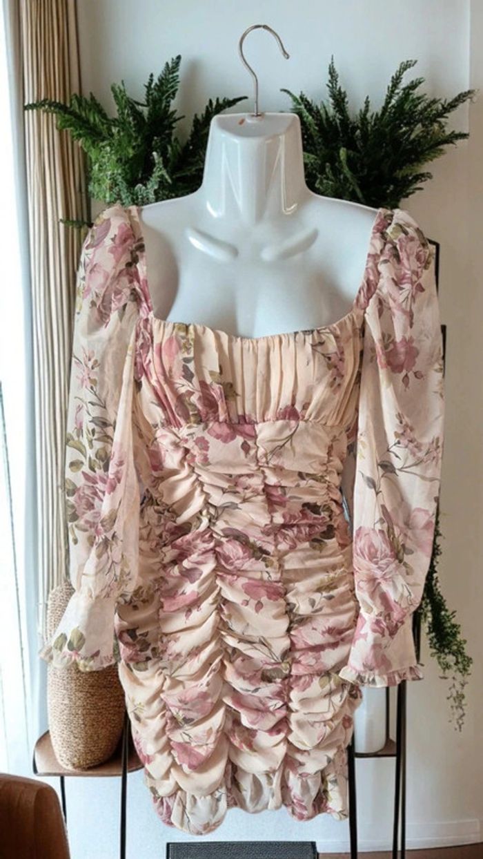 Robe rose pale zara 🌹S🌹 smockee
