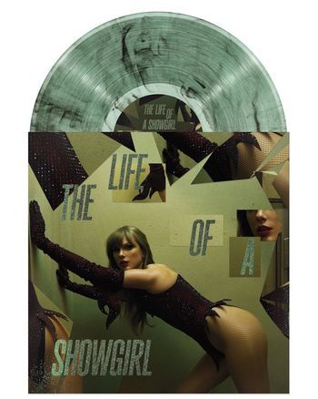 Taylor Swift The Life Of A Showgirl vinyle vert  'shiny bug' édition