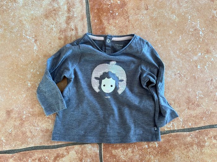 Lot 6 t-shirt manches longues 6mois - photo numéro 9
