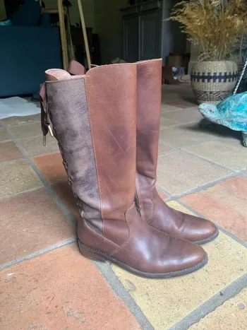 Bottes en cuir