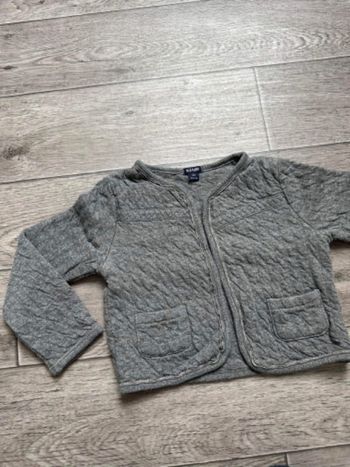 Gilet gris Kiabi 3 ans