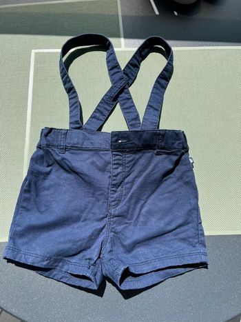 Salopette short 18 mois - Petit bateau