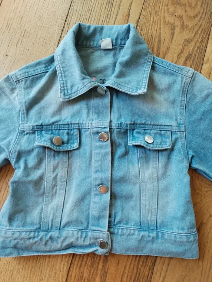 Veste en jean 3-4 ans - photo numéro 4