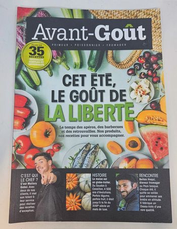 "Cet été, le goût de la liberté".
Avant-goût. 
74 pages