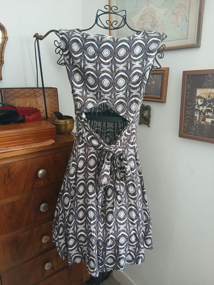 Robe courté d'été dos nu Ethnique Chic - photo numéro 4