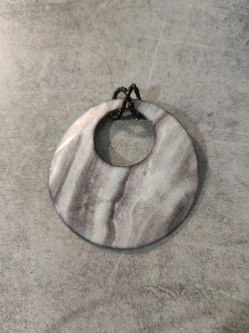 🌺 pendentif fantaisie nacre