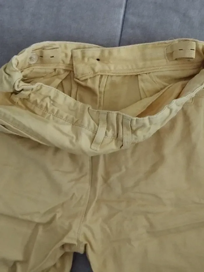 Pantacourt short Zara jaune moutarde garçon 10 ans - photo numéro 3