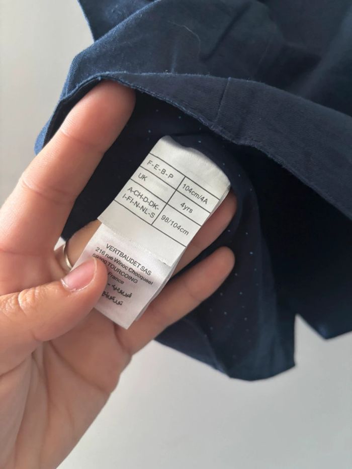Gilet cérémonie bleu marine en lin 4A Verbaudet - photo numéro 6