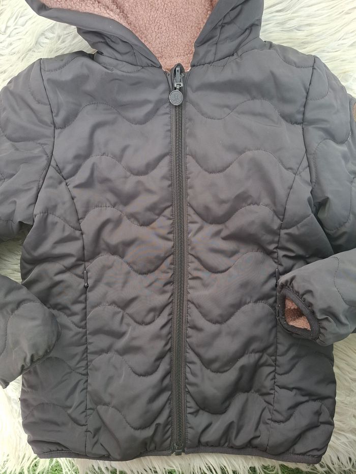 Manteau blouson réversible fille - photo numéro 3