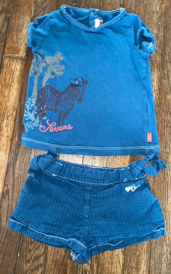 Ensemble sergent major  24 mois