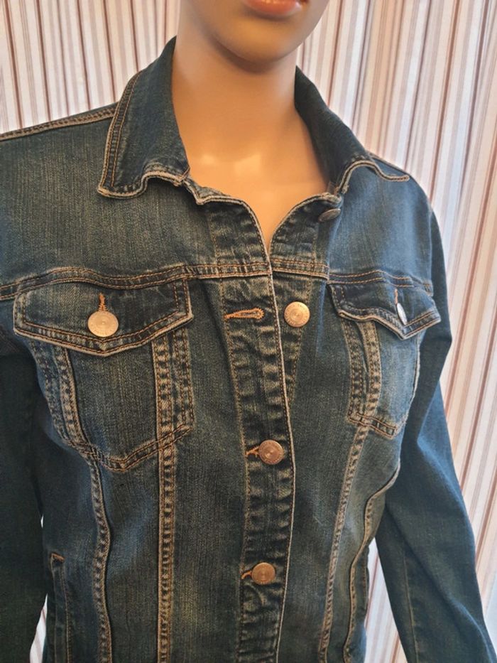 Belle Veste en Jean Groggy JBC taille S - photo numéro 8