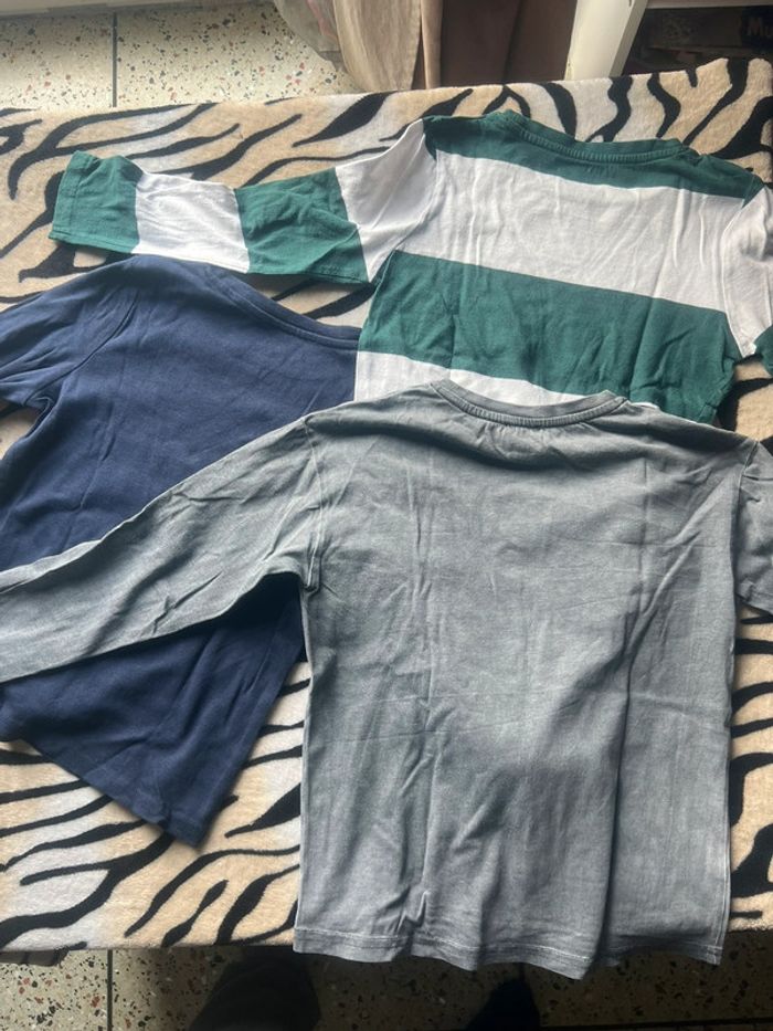 Lot 3 tee-shirts manches longues kiabi - photo numéro 2