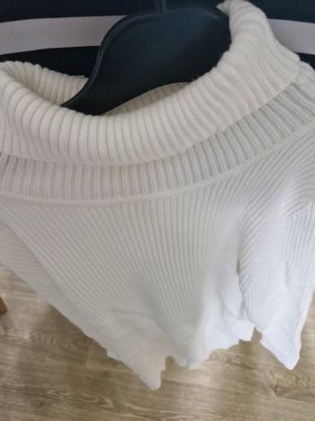 Pull col roulé