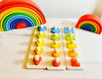 Lot de 3 puzzles formes géométriques Montessori