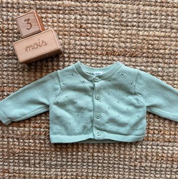 Gilet Petit Bateau 3mois / 60cm