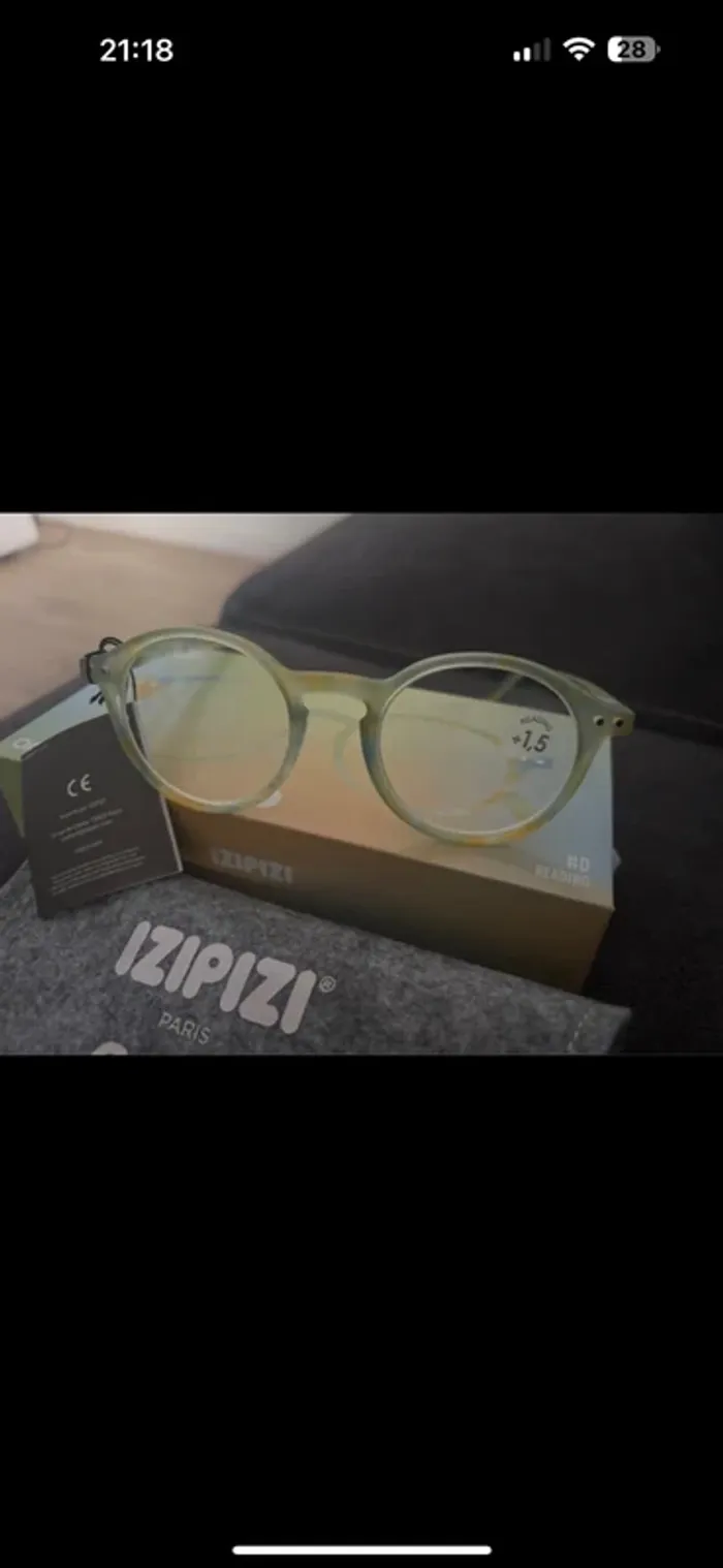 Lunettes de lecture Izipizi Paris - Neufes +1.5 - photo numéro 4