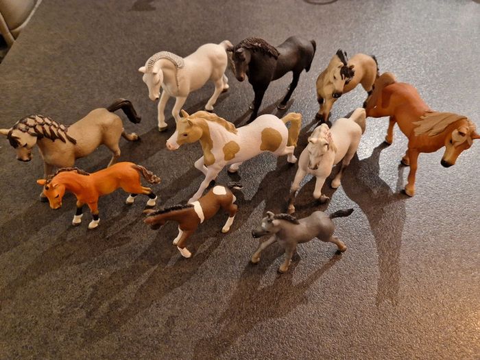 Lot chevaux/poneys Schleich - photo numéro 2