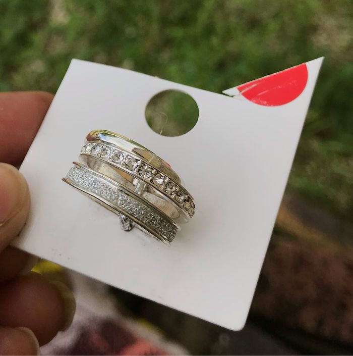 3 bagues argentées - photo numéro 2