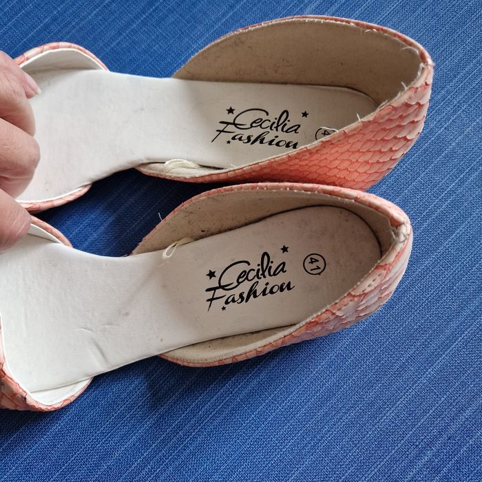 T41 sandales corail - photo numéro 3