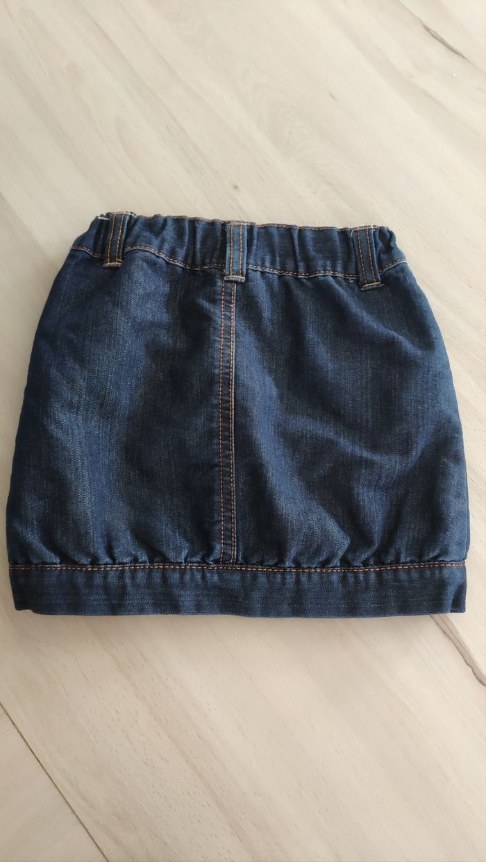 Jupe en jean bleu foncé Gémo 3 ans - photo numéro 2