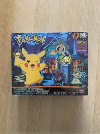 Calendrier avent pokemon Halloween pikachu countdown
