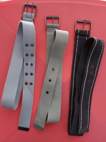 Lot de 3 ceintures