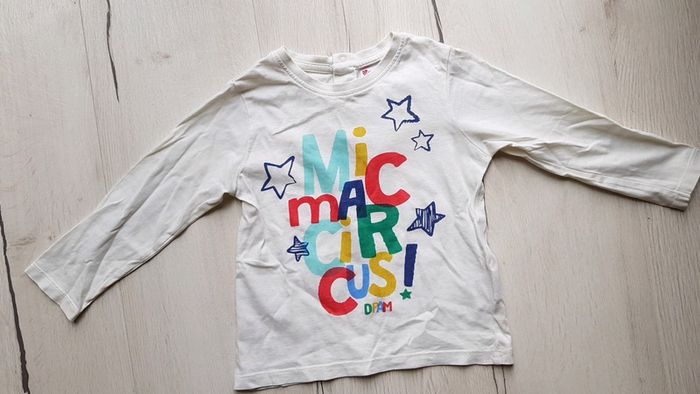 Tee shirt manches longues garçon 24 mois garçon dpam