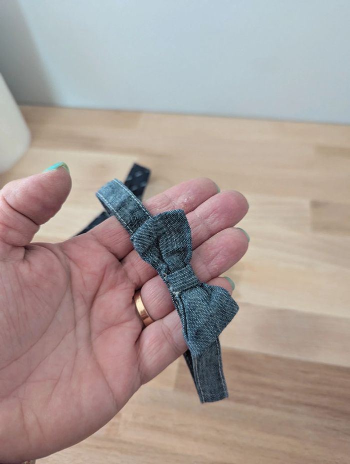 Lot de 2 noeuds papillons enfant 1-4 ans - photo numéro 3